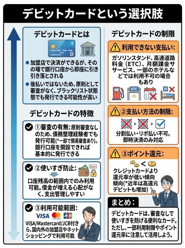 デビットカードという選択肢