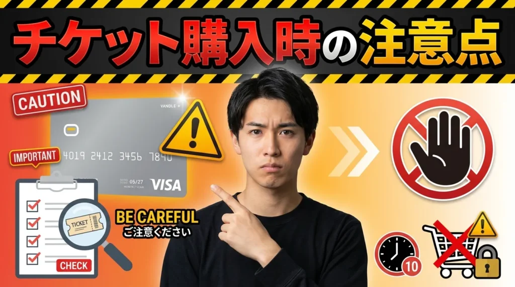 バンドルカードを使ったチケット購入の注意点