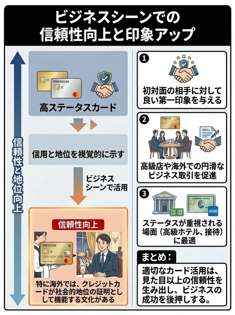 ビジネスシーンでの信頼性向上と印象アップ