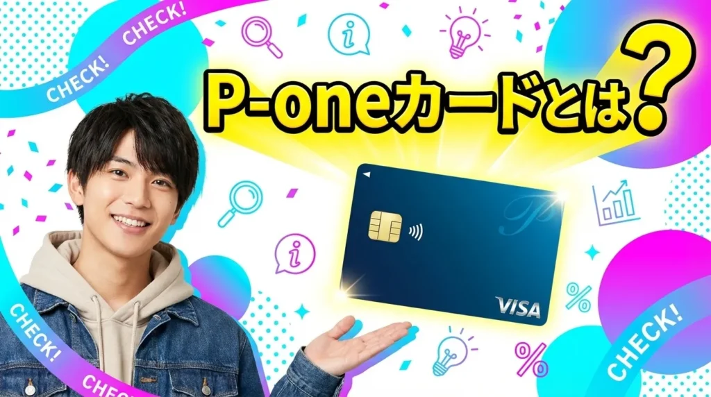 ポケットカード社のP-oneカードとは？4種類の基本情報を完全比較