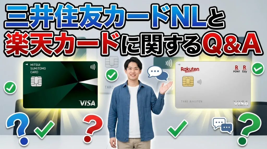 三井住友カード(NL)と楽天カードに関するよくある質問