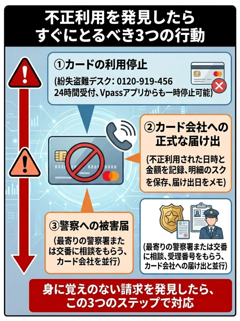 不正利用を発見したらすぐにとるべき3つの行動