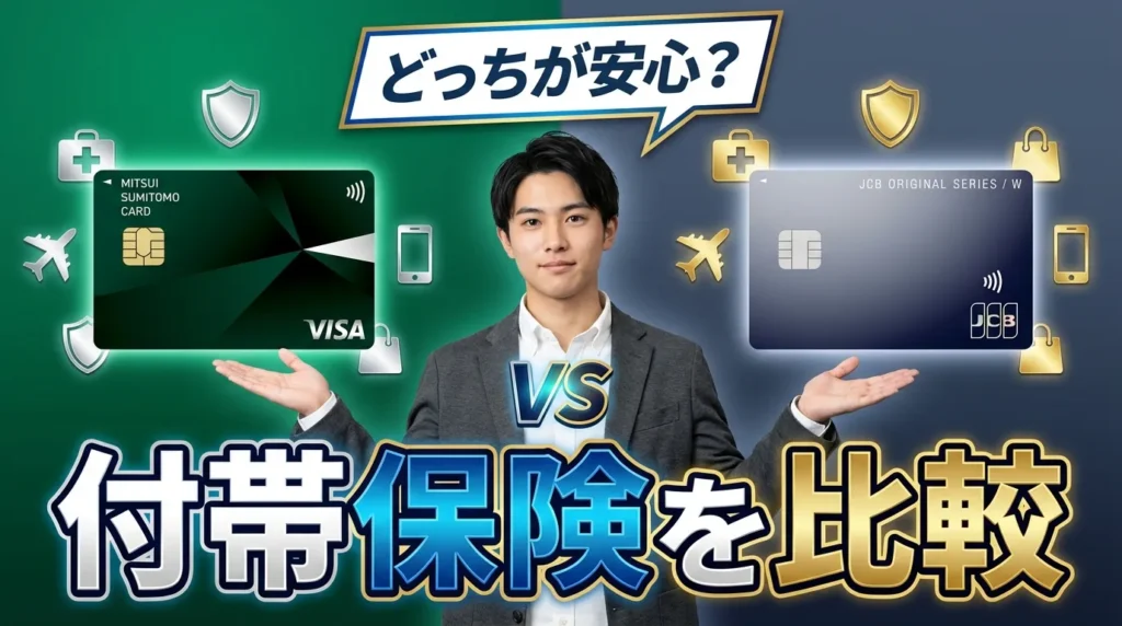 付帯保険を比較 海外旅行時の安心度はどちらが上か