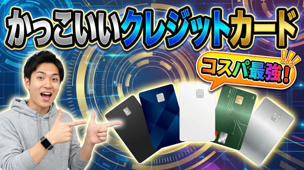 年会費無料でも一目置かれる！コスパ最強のかっこいいカード3選