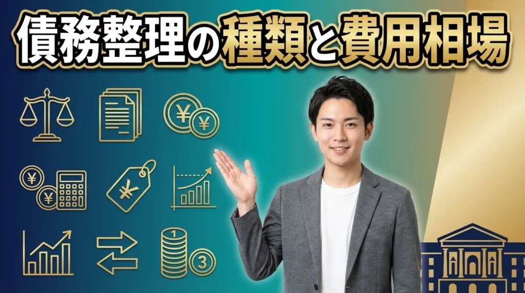 新橋駅周辺の債務整理の種類と費用相場