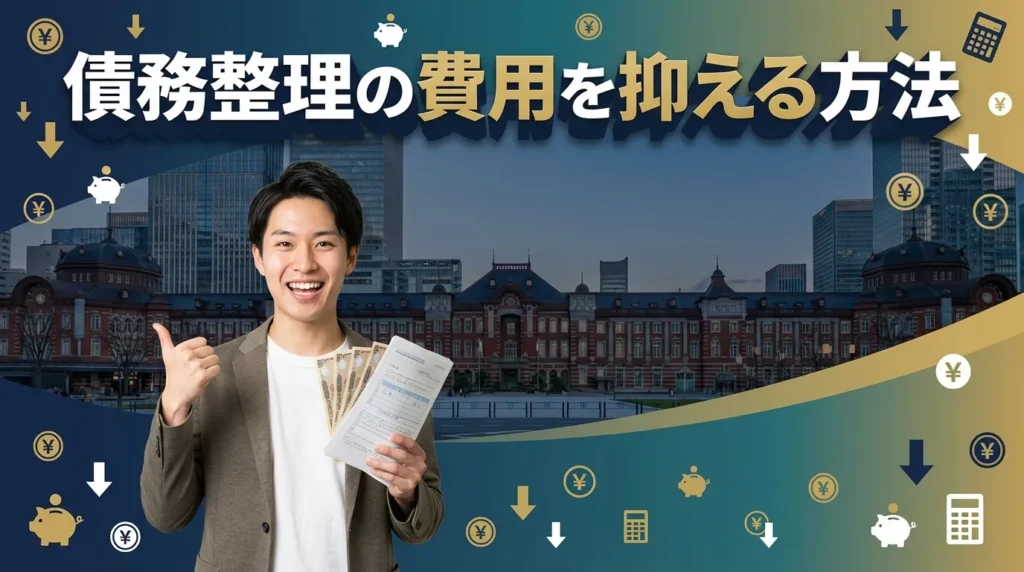 東京駅周辺での債務整理の費用を安く抑える5つの方法