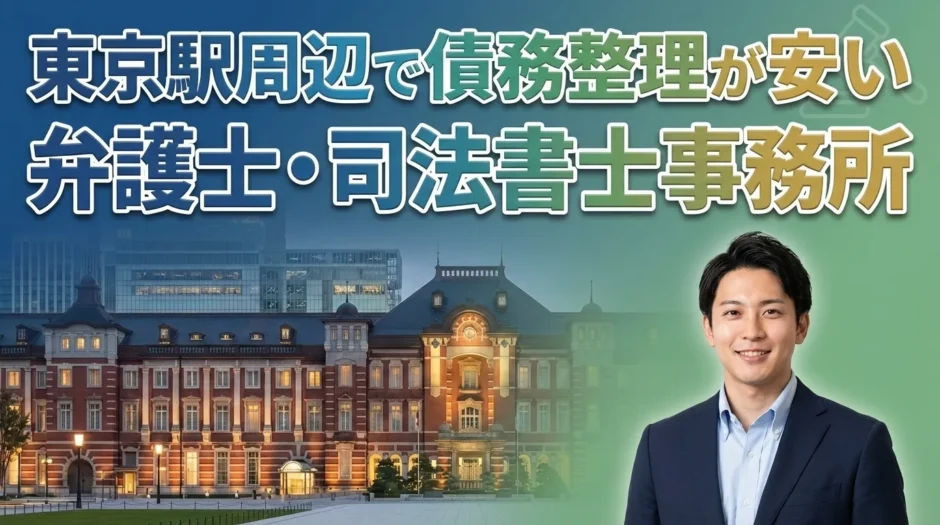東京駅周辺で債務整理が安い弁護士・司法書士事務所おすすめ20選【2026年最新版】初回相談無料・分割払い対応