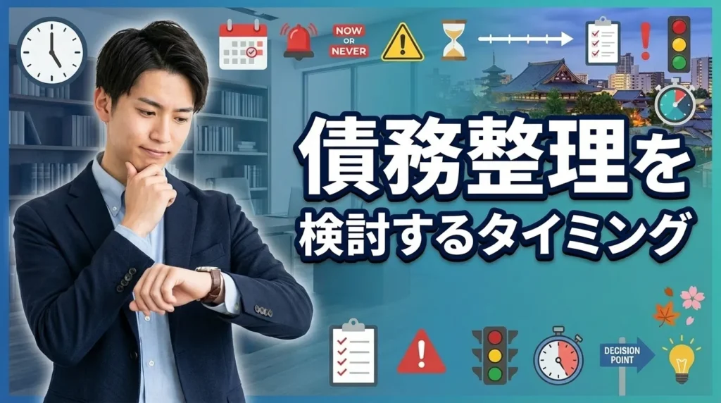 柏で債務整理が必要な方の状況とは？