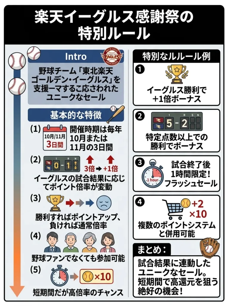 楽天イーグルス感謝祭の特別ルール