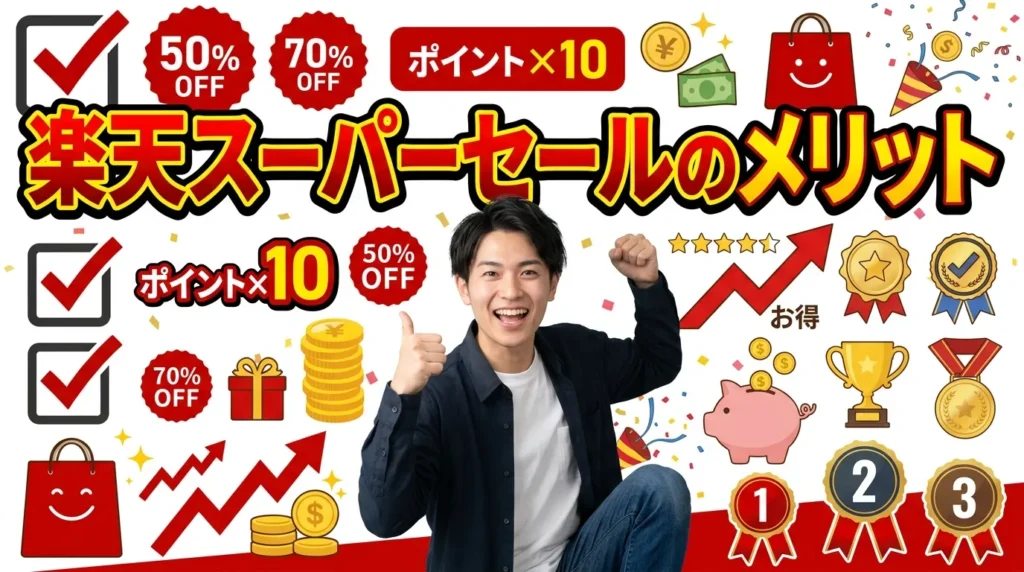 楽天スーパーセールとは？基本知識とメリット