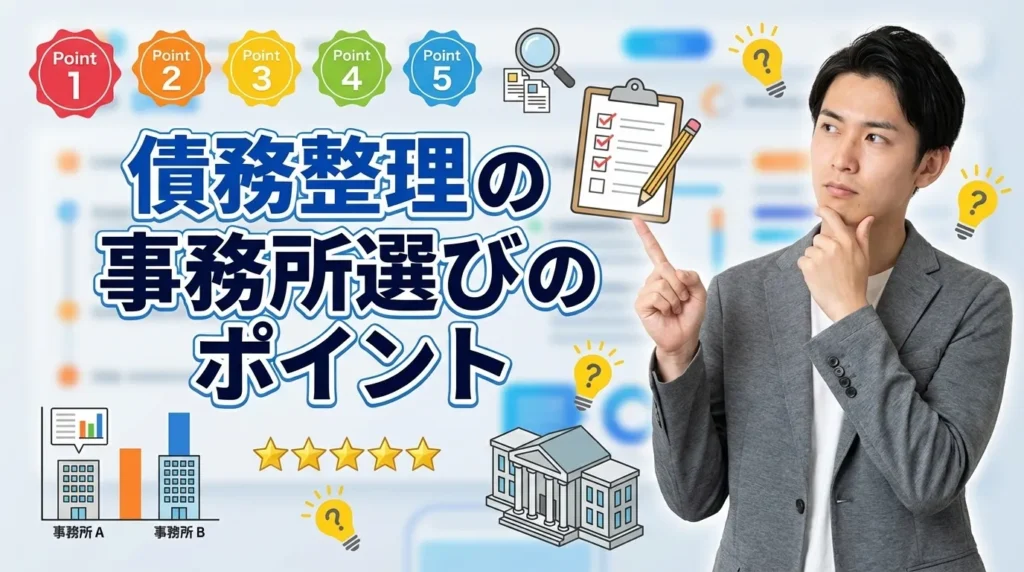 横浜で債務整理を依頼する事務所の選び方