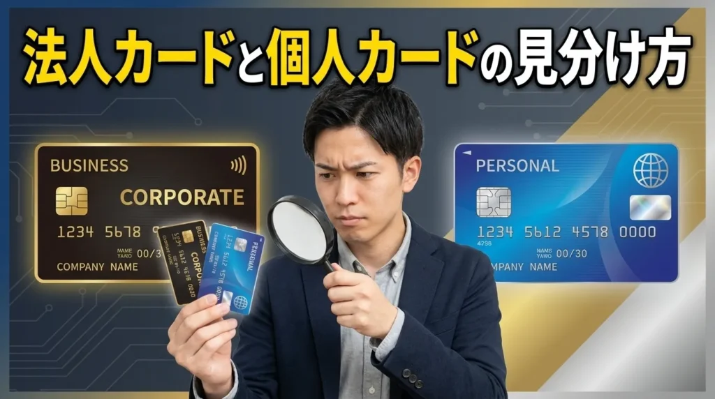 法人カードと個人カードの見分け方