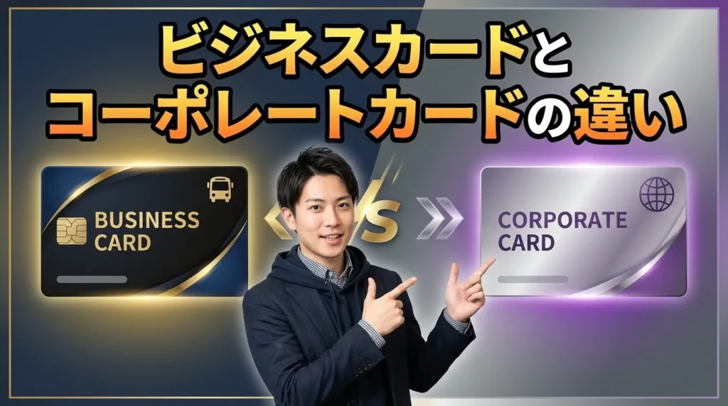 法人カードの種類！ビジネスカードとコーポレートカードの違い