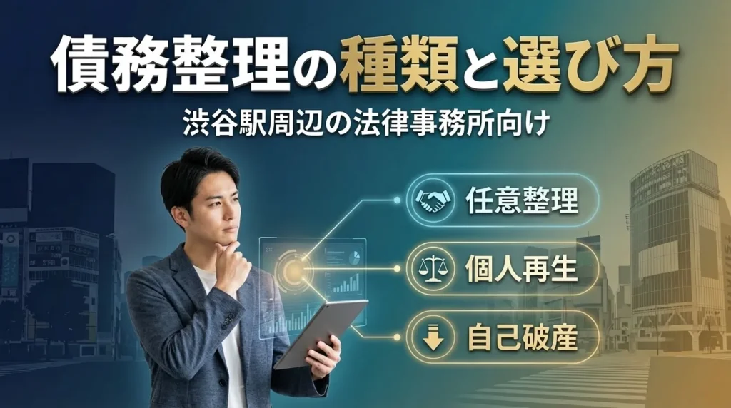 渋谷での債務整理の種類と選び方
