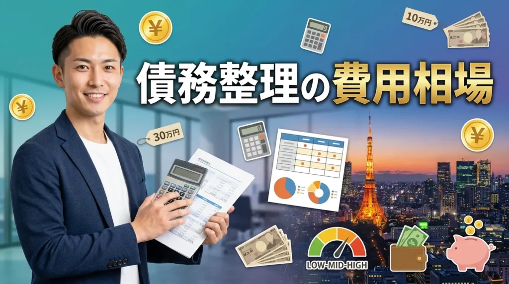 港区で債務整理の費用相場はいくら？手続き別に徹底解説