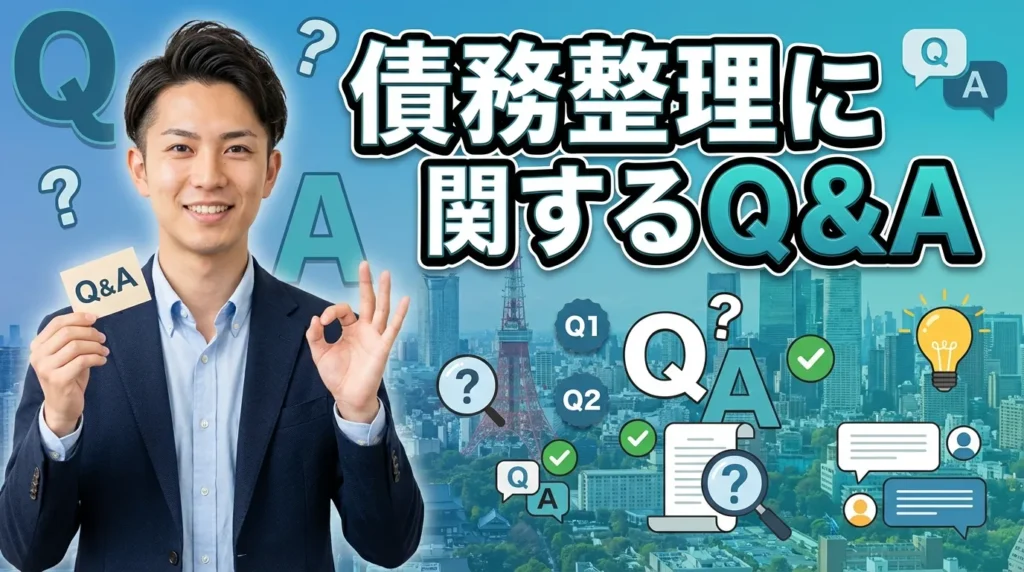 港区で債務整理をする際によくある質問