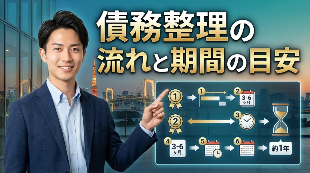 港区で債務整理を依頼する流れと期間の目安