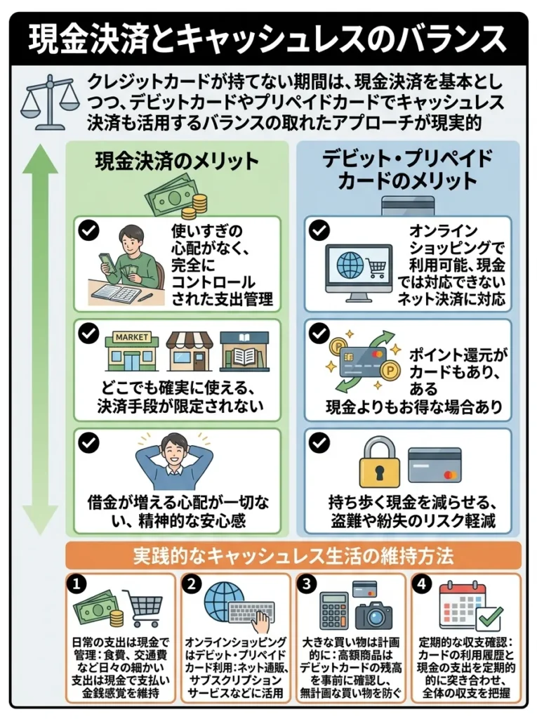 現金決済とキャッシュレスのバランス