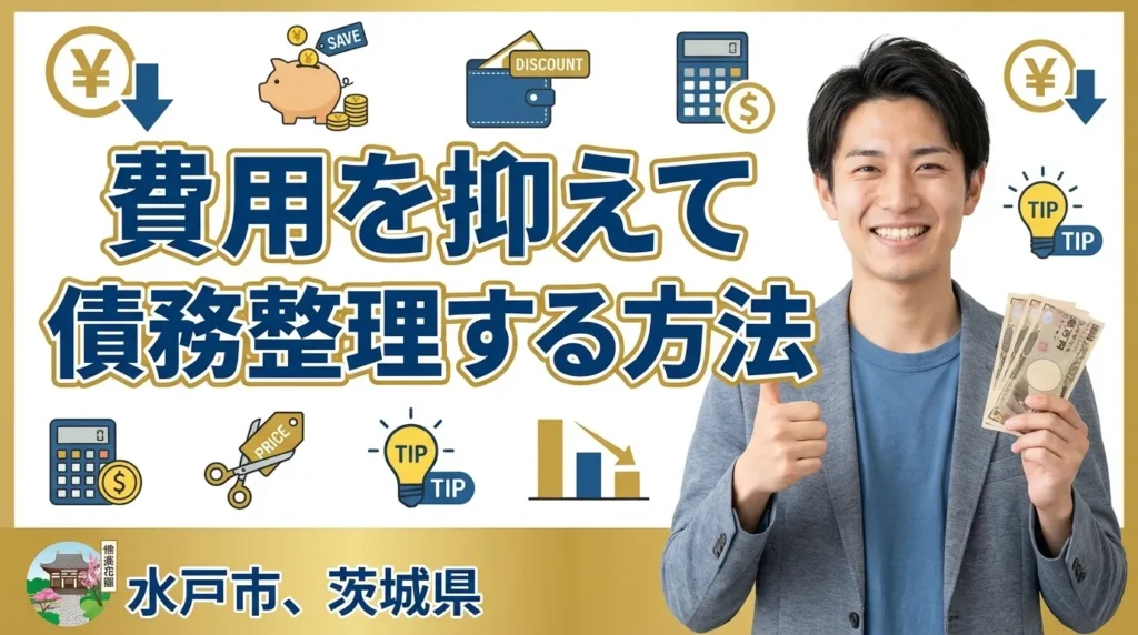 茨城県で費用を抑えて債務整理する5つの方法【分割払い・法テラス活用法】